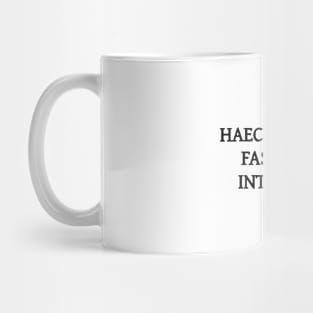 Haec machina fascistas interficit Mug